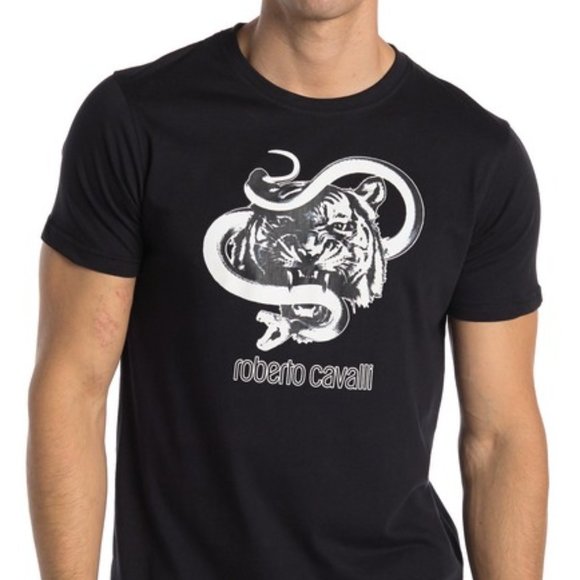 roberto cavalli t shirt tiger